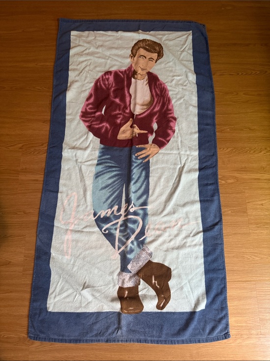 Other - Vintage 1987 James Dean Beach Towel